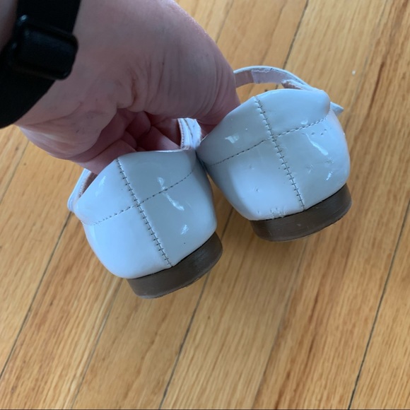 Girls Size Toddler 9 Nina White Mary Jane Dress Shoes - Picture 3 of 3